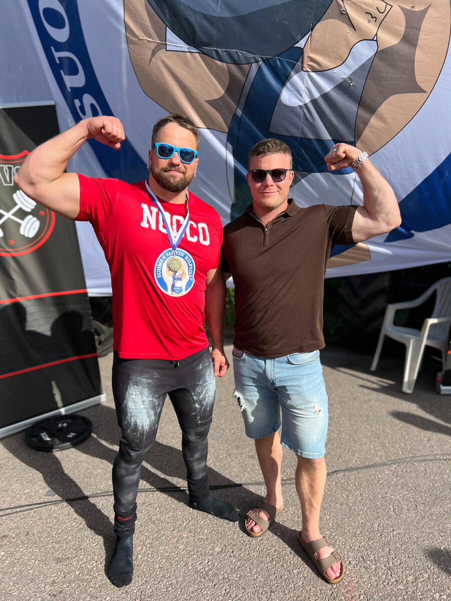 Oliver Uukuniemen Vahvin U105kg ja paikka SVM Finaaliin