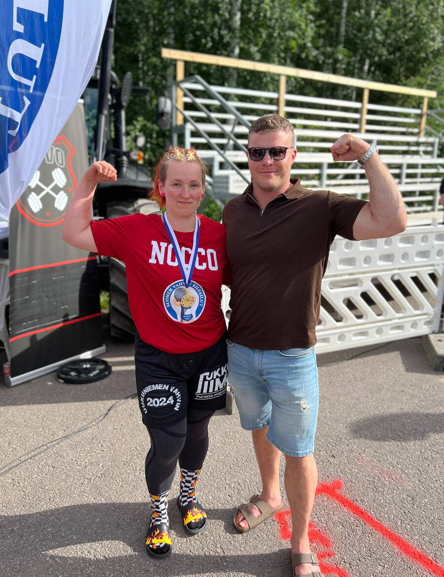Oliver Uukuniemen Vahvin U105kg ja paikka SVM Finaaliin