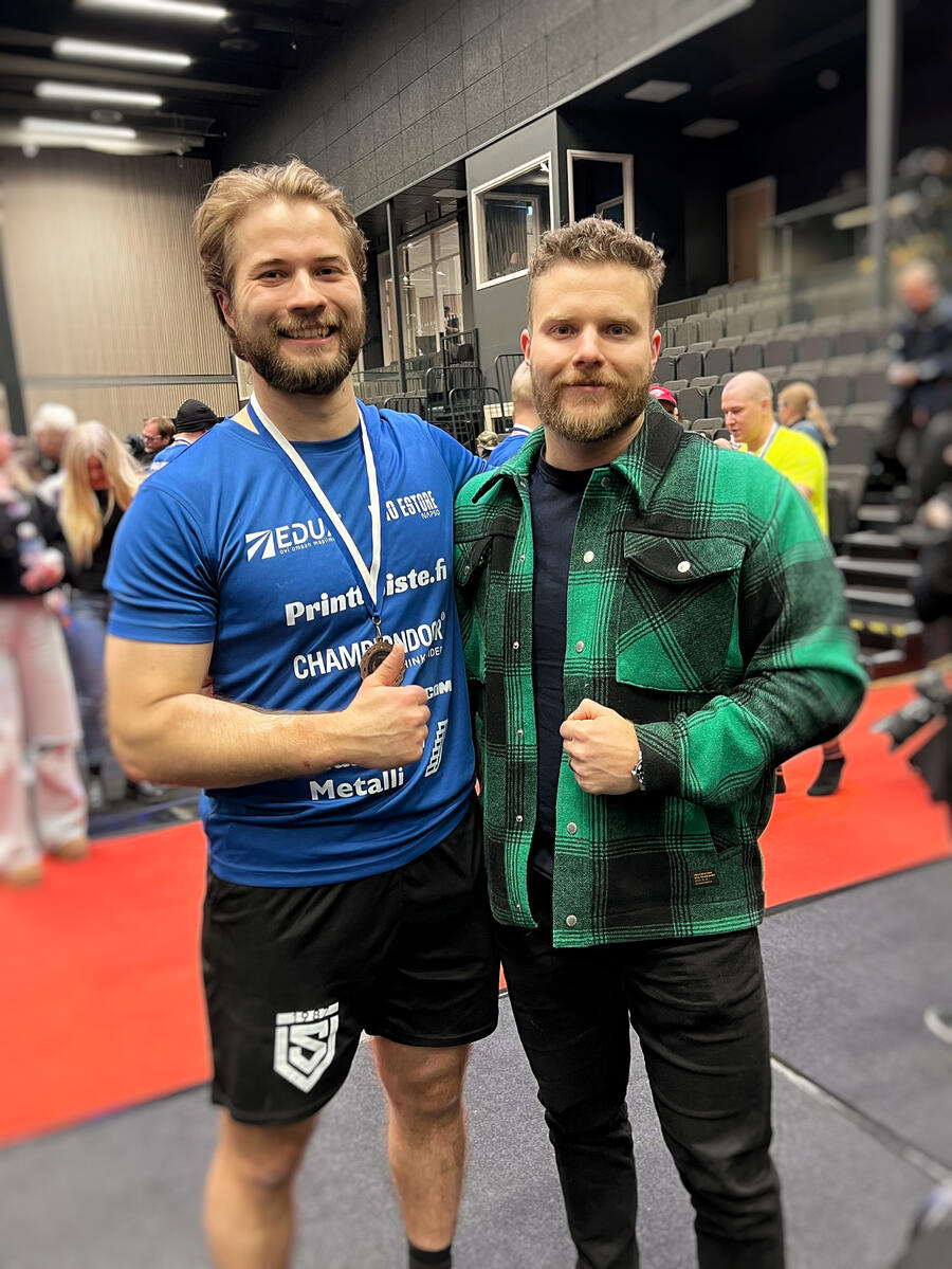Oliver Uukuniemen Vahvin U105kg ja paikka SVM Finaaliin